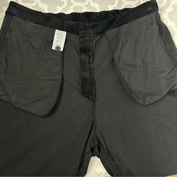 TRANSIT PAR SUCH women’s Tapered Trouser PANTS in black corduroy - Picture 8 of 12